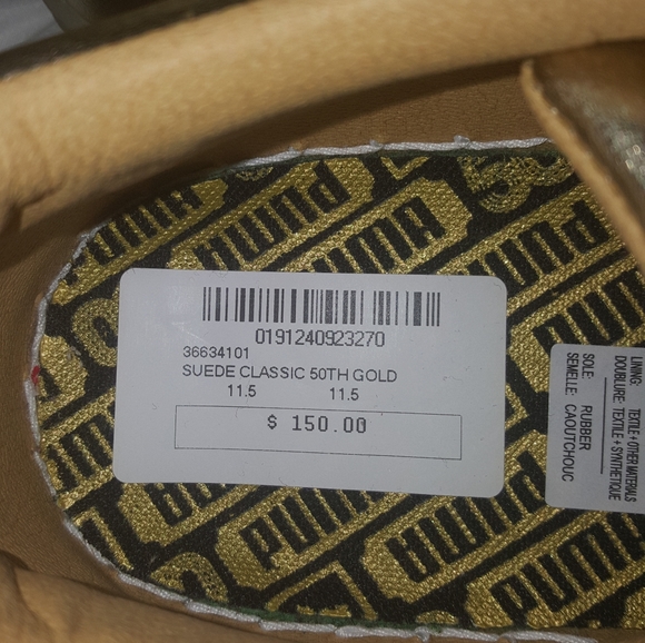 Puma gold sneakers - Picture 5 of 7